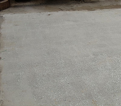 Fertig gefräste Betonfläche